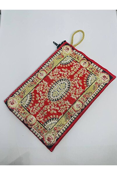 GALATA GIFT Women's Medium Size Wallet - Stylish, Zippered, Lined, Rug Patterned Coin Wallet 15x10