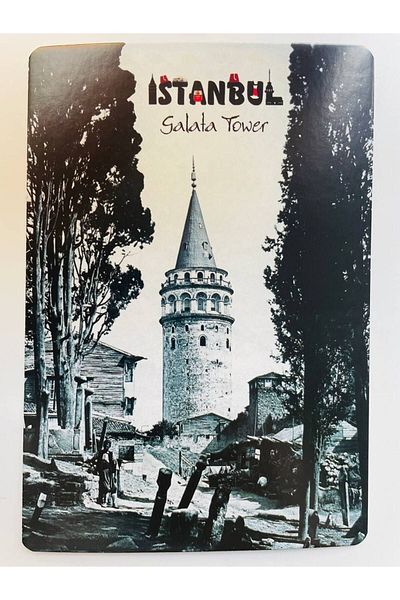 GALATA GIFT Καρτ ποστάλ με θέμα Istanbul, Nostalgic, Kraft, Κάρτα, Καρτ ποστάλ, 16*11cm