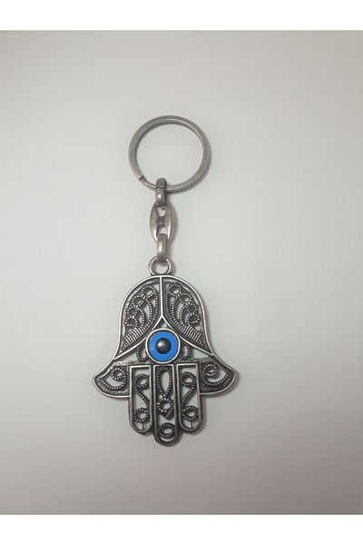 NiceandBonita Breloc metalic - Mână cu breloc în formă de mână, Mână Fatimă