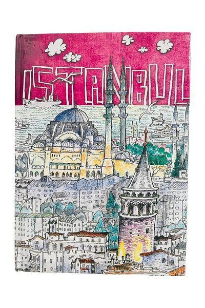 GALATA GIFT Gratitude Notebook for Memory and Souvenir - Diary, Hard Cover, Unlined and Istanbul Themed Concept Notebook