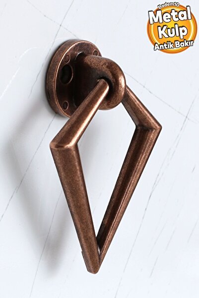 Badem10 Bafra Sarkaç Metal Eskitme Antik Bakır Halka Mobilya Mutfak Çekmece Dolap Kulpu Kulbu Kulpları