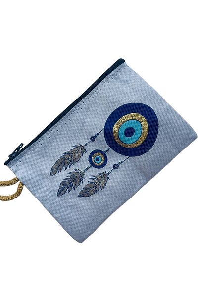 GALATA GIFT Portofel de damă de mărime medie - elegant, cu fermoar, căptușit, portofel pentru monede cu model Kilim 15x10