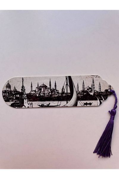 GALATA GIFT Ιστούμενοι σημαίες της Κωνσταντινούπολης (Γαλάτα, Αγία Σοφία, Πύργος της Κοριτσιών, Σουλτάνα) Θεματικός σελιδοδείκτης