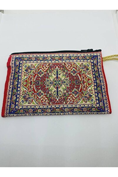 GALATA GIFT Women's Medium Size Wallet - Stylish, Zippered, Lined, Rug Patterned Coin Wallet 15x10