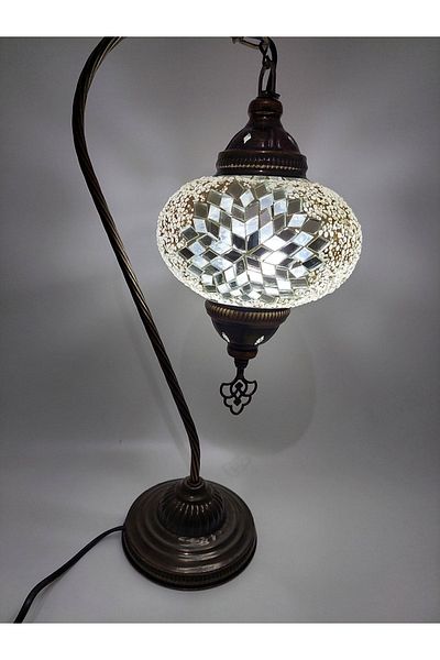 GALATA GIFT No: Three 18cm - Mosaic Lampshade and Walking Stick Table Lamp
