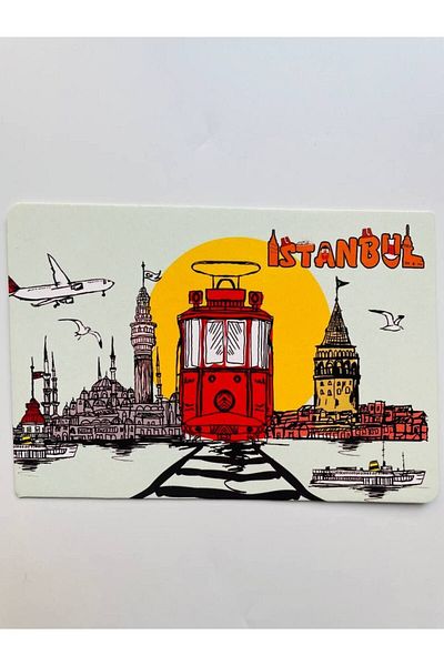 GALATA GIFT Καρτ ποστάλ με θέμα Istanbul, Nostalgic, Kraft, Κάρτα, Καρτ ποστάλ, 16*11cm