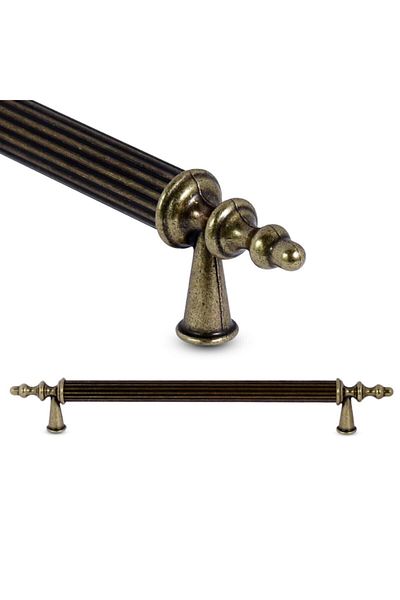 Badem10 Metal de lux galben - antic antic (192 MM-19,2 CM) Mobilier Bucătărie Sertar Dulap Mânere