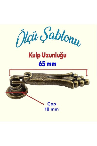 Badem10 Ictus Shake cu struguri, inel galben antic din metal antic și accesorii pentru mobilier