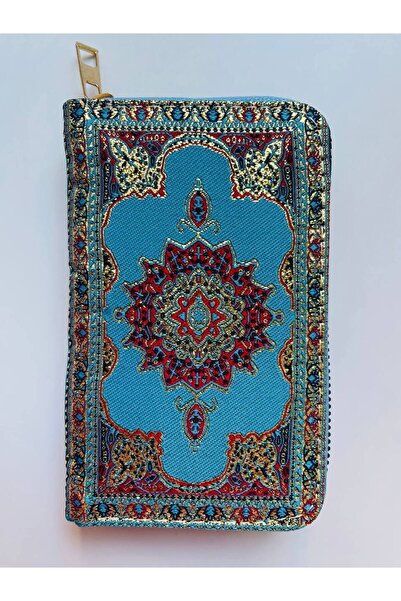 GALATA GIFT Gilded Zippered Women's Wallet with Coin and Two Card Holder Portfolio 14*9cm