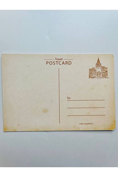 GALATA GIFT Καρτ ποστάλ με θέμα Istanbul, Nostalgic, Kraft, Κάρτα, Καρτ ποστάλ, 16*11cm