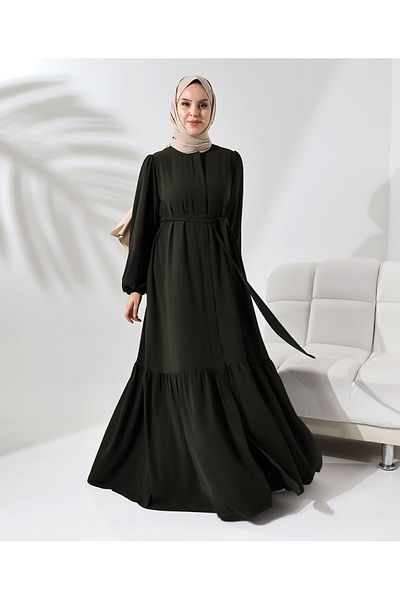 Berel Moda Χακί Σεβντέ Φεράτζε