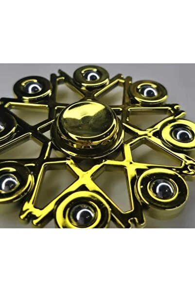 ÇELİK GRUP Altın Renk Metalize Stres Çarkı, Rahatlatıcı ve Şık Tasarım