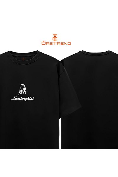 ÖRSTREND Lamborghini Patterned Oversize T-Shirt