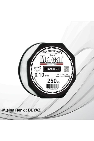 Mercan Standard White Reel Fishing Line 250 M-150 m