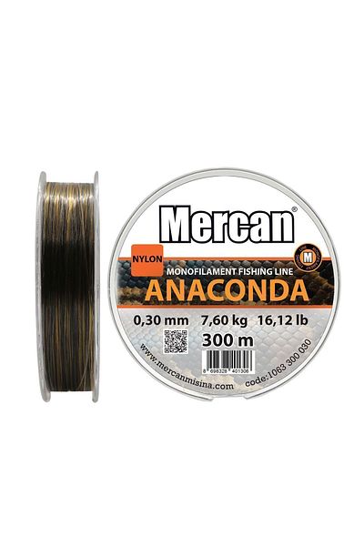 Mercan Brown 300 m Anaconda Reel Fishing Line