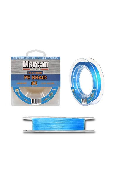 Mercan Platinum X8 Blue Knit - 300m Line