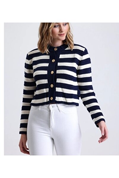 Wearflawless Трикотажний смугастий кардиган