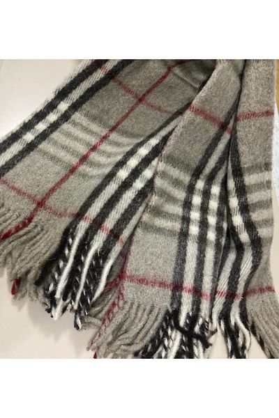GENÇEV HOME COLLECTİONS Scottsh Blanket - 100% Pure Wool - King Size Wool Blanket