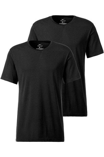 Nike men's Black Cotton Undershirt - Daily Use, with Brand LoGo