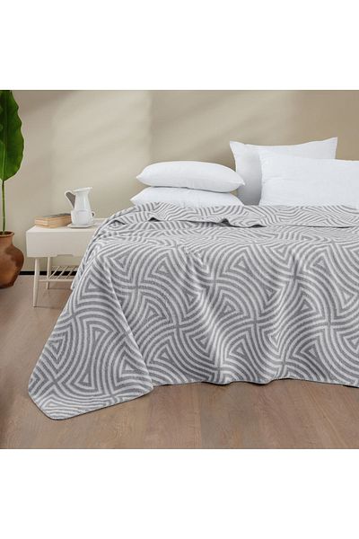 Schafer Casilla Double Gray Blanket - 200X220