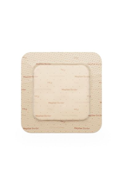 MÖLNLYCKE HEALTH CARE Mepilex Border Flex (10x10 سم غطاء جرح قابل للتمدد 360 درجة)