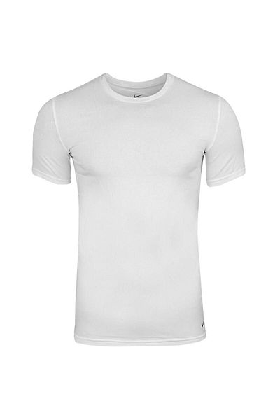 Nike White men's Cotton Undershirt - Daily Use, with Brand LoGo