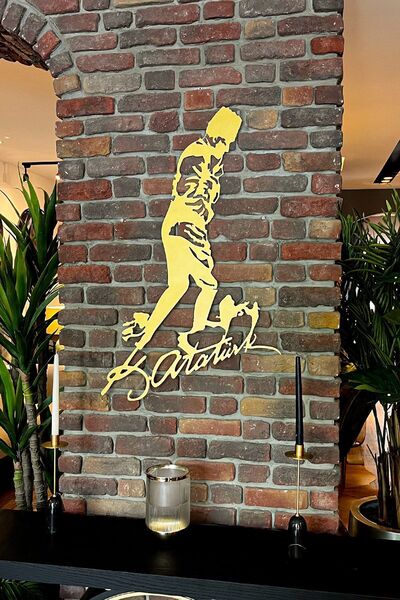 Artepera Metal Atatürk Duvar Tablosu - Kocatepe Tablosu - Atatürk Portresi - ...