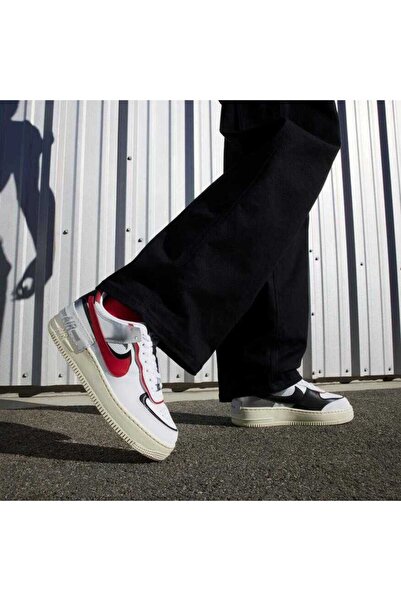 Nike Pantofi de damă Air Force 1 Shadow de culoare albă