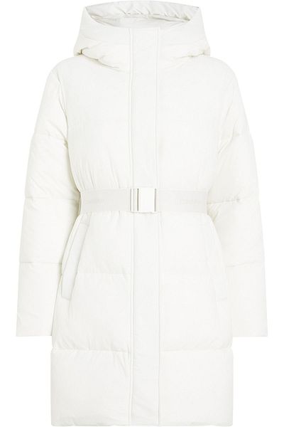 Calvin Klein Women's Black Hooded Coat