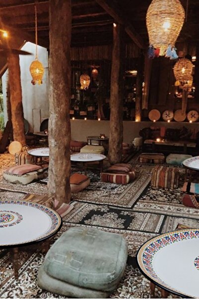 İnci Emaye No 60 Enamel Tray Tableware, Food Presentation Tray, Floor Table Zinc ~58 cm