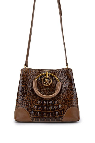 Tamer Tanca Women's Shoulder Bag - Vegan Camel