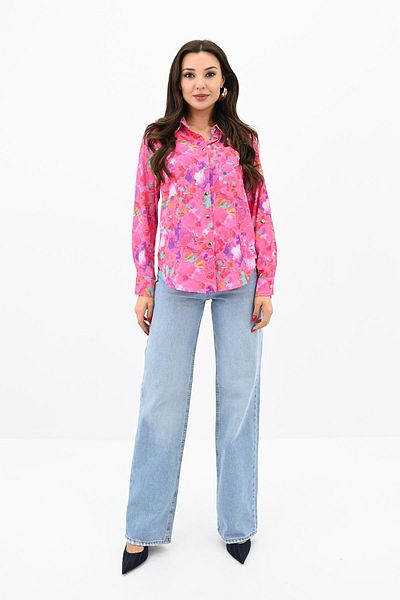 Koza Butik Cămașă - Roz - Regular fit