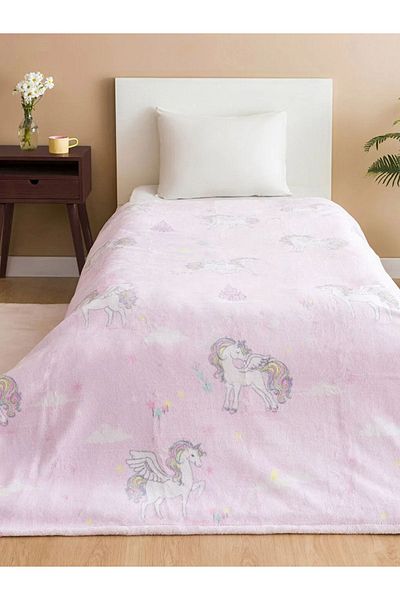 LC Waikiki LCW HOME بطانية أطفال مطبوعة مختلطة Wellsoft - 150x200 سم