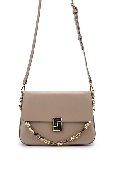 Tamer Tanca Vegan Taupe Women's Shoulder Bag