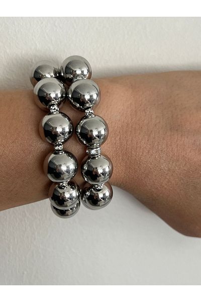 tones official 2-Piece Ball Bracelet - Acrylic Coated