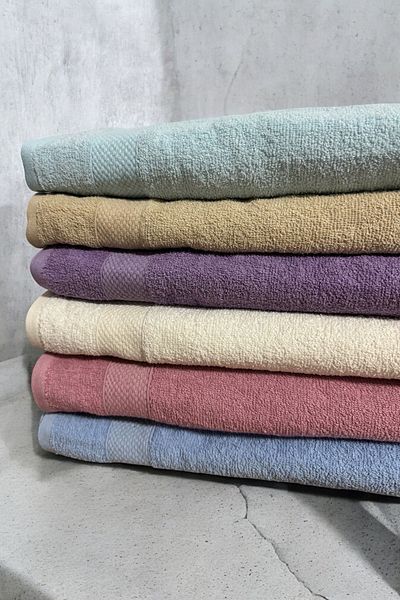 Rimo Home Rımo Premium 6-Piece Honeycomb Towel Set - 40X70 Hand Face Towel
