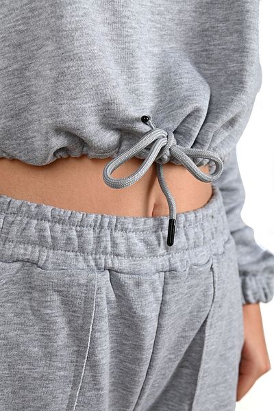 Koza Butik Γυναικείο Σετ Φόρμας Crop με λεπτομέρεια τσέπης 3901-24