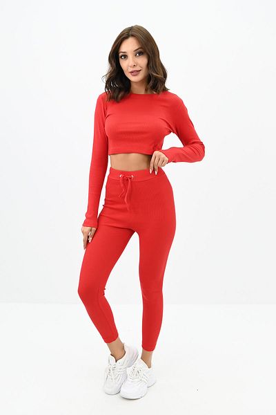 Koza Butik Women's Camisole Crop Leggings Suit 3727-23