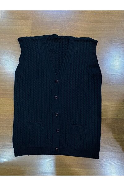 BARLAS TRİKO Γυναικών V-λαιμός παχύ μαλλί μαλλί μαλλιών πλεκτό πουλόβερ κουμπ...