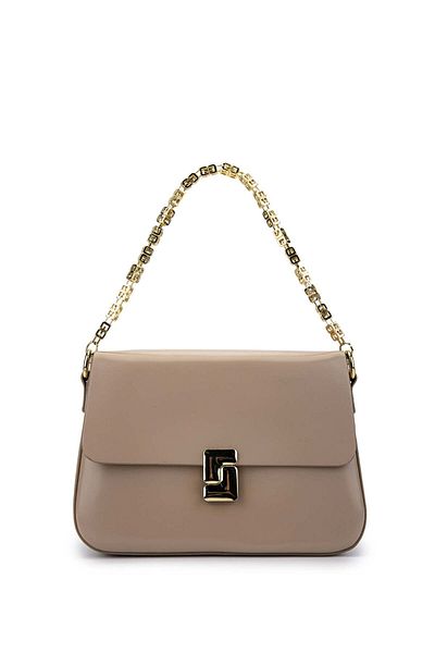 Tamer Tanca Vegan Taupe Women's Shoulder Bag