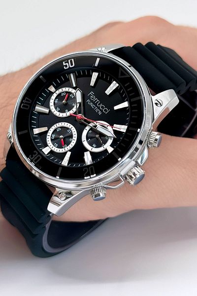 Ferrucci Function Silicone Cord Men's Wristwatch