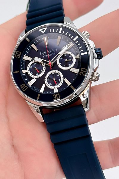 Ferrucci Function Silicone Cord Men's Wristwatch