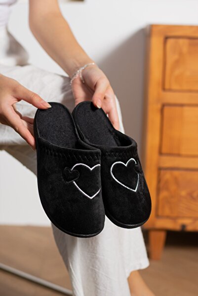 topukludünyası Жіночі зимові домашні капці - Heart Kalpli, Bohçalık Çeyizlik