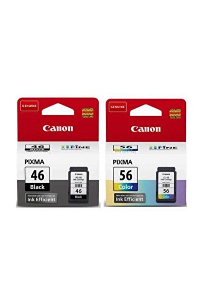 Canon Pıxma E464 Yazıcı Kartuşu Pg-46 Cl-56 Orijinal Mürekkep Kartuş