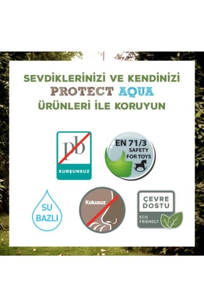 Ünlü Boya Ünlü Protect Aqua Su Bazlı Dış Cephe Vernik 5l Akaju