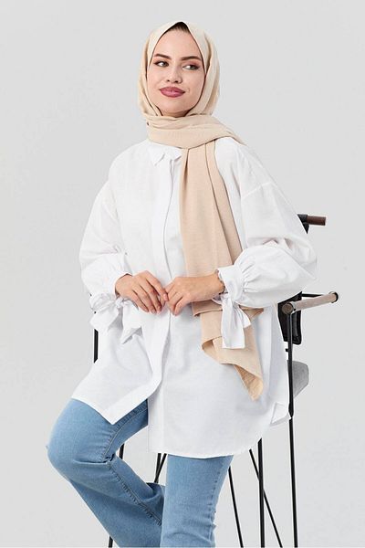 TOFİSA 10811-bílá tunika