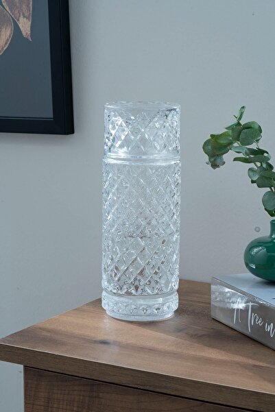 Glamis Selen Concept Kafes Model El Yapımı Cam Başucu Sürahisi