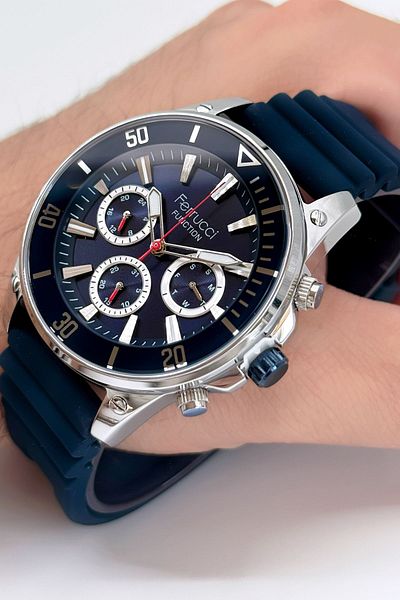 Ferrucci Function Silicone Cord Men's Wristwatch