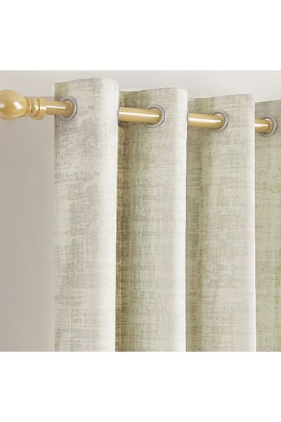 Home Box Delta 2-Piece Printed Velvet Curtain Set - 140x240 cm