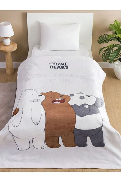 LC Waikiki We Ware Bears εμπριμέ μονή παιδική κουβέρτα 150x200 εκ.